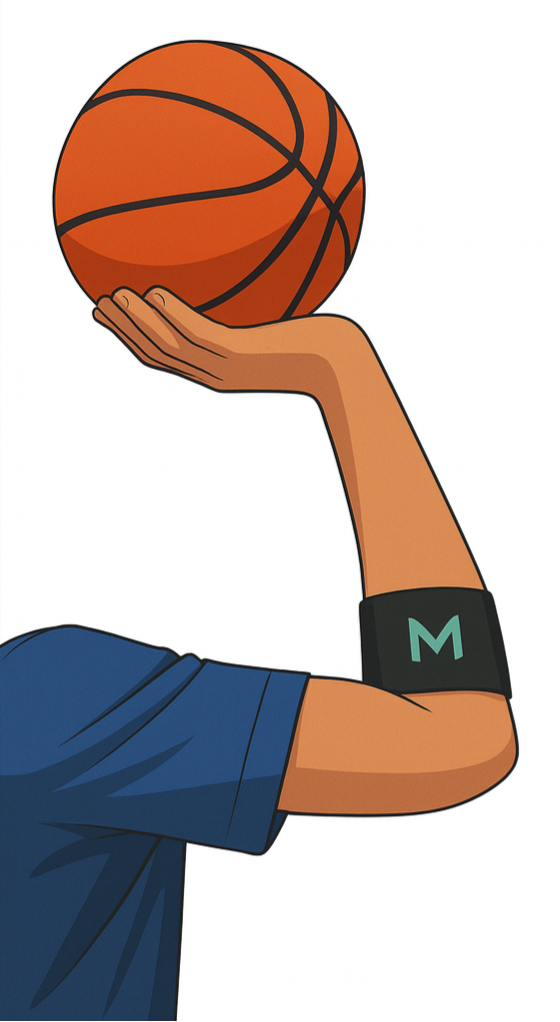 Form shooting – Position 2 arm in L shape